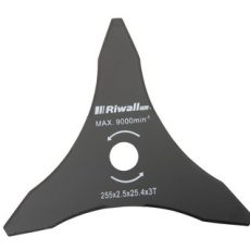 Riwall Háromágú vágókés fűkaszához 255mm / 25,4mm / 2,5mm