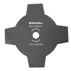 Riwall Négyágú vágókés fűkaszához 255mm / 25,4mm / 1,4 mm