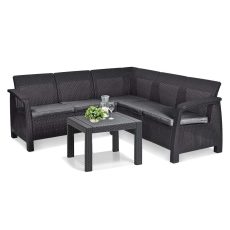 Corfu relax sarokgarnitúra rosario asztallal