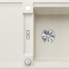 Blanco ADIRA XL 6S-F csepptálcás törtfehér gránit mosogató süllyesztett beépítéshez Adira ráccsal, InFino® szűrőkosár 990 x 492 x 200 mm – 527630