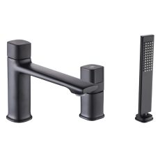 LAVEO TORES süllyesztett kádcsap, 3 részes, fekete