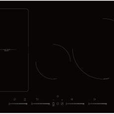 Kluge beépíthető indukciós főzőlap, 80cm, fekete ü.