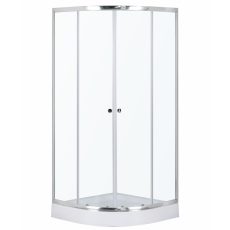 Leo 80 Chrome íves zuhanykabin zuhanytálcával