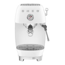 SMEG ESPRESSO KÁVÉFŐZŐ COLD BREW FUNKCIÓVAL, retro, fehér