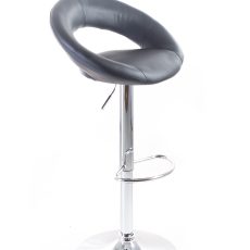 G21 Orbita bárszék, fekete, műbőr