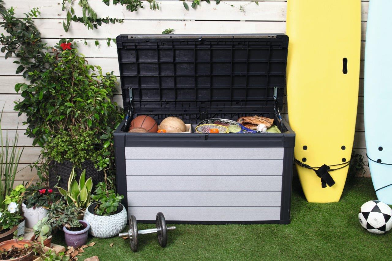 Keter Denali DuoTech 380L kerti box szürke - Image 3