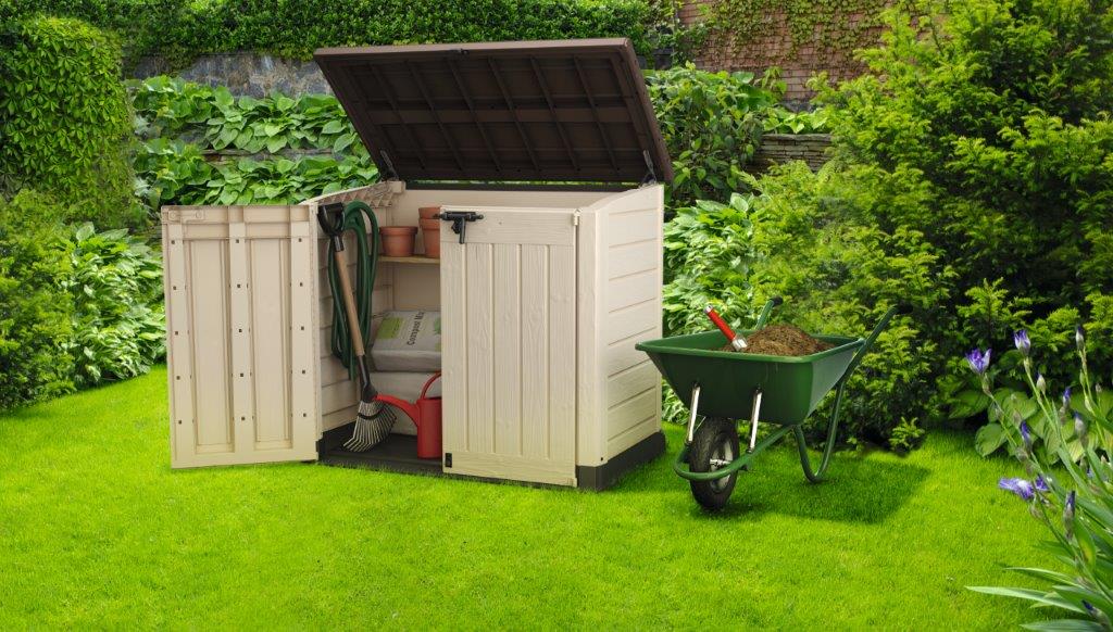 Kerti box Keter STORE-IT-OUT MAX CRT bézs / barna - Image 2