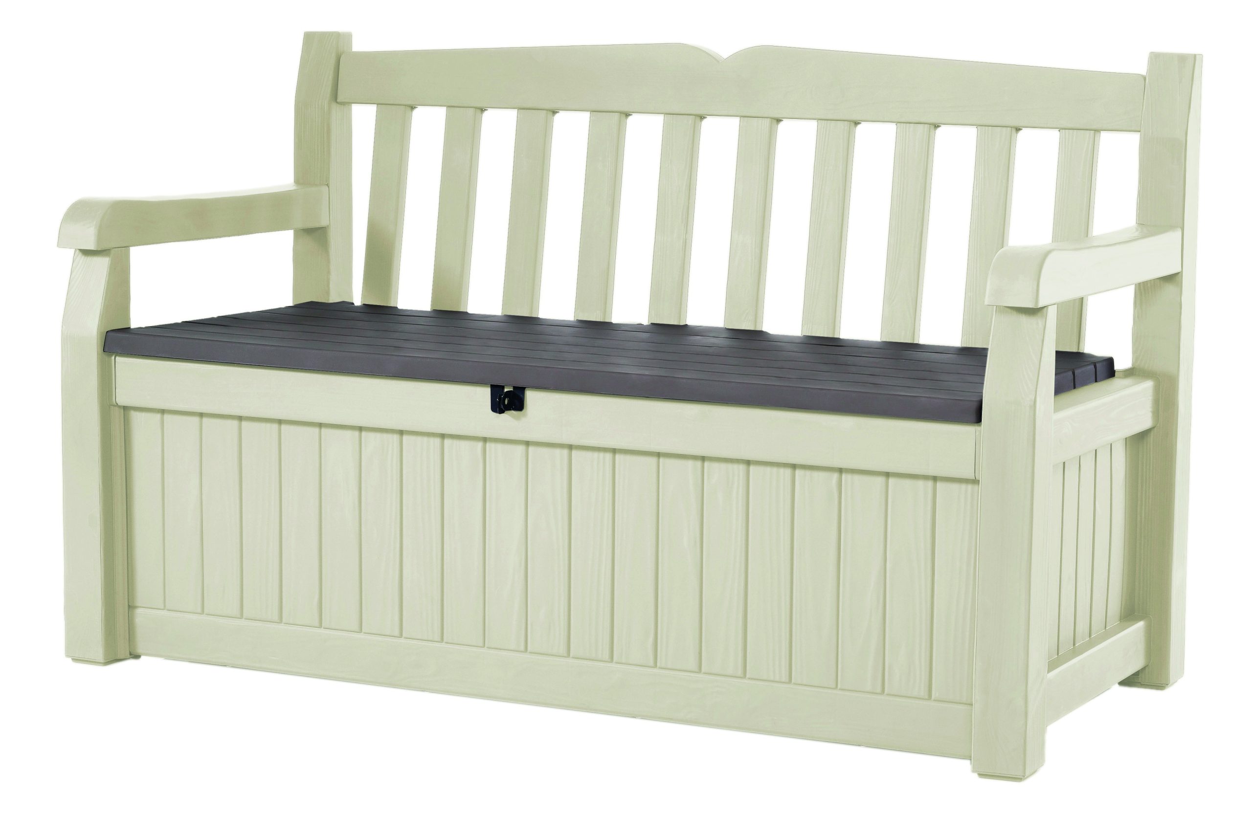 Keter Eden Garden Bench 265L kerti pad, bézs