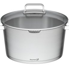 G21 Gourmet Magic 28 cm átmérőjű főzőedény, rozsdamentes acél