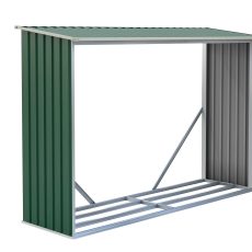Tüzifa tároló G21 WOH 181 - 242 x 75 cm, zöld