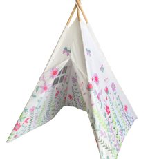 G21 játék - Teepee sátor Tavaszi rét, rózsaszín virágok