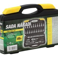 Compass 1/4 "46 db-os dugókulcs készlet