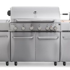 G21 Nevada BBQ konyha Premium Line gázgrill, 8 égőfej + ajándék nyomáscsökkentő