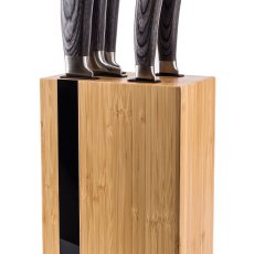 Késkészlet G21 Gourmet Rustic 5 db + bambusz késtartó