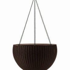 Keter Hanging Sphere függesztett virágtartó, whiskey barna