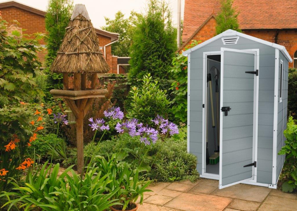 Keter MANOR 4 x 6 kerti tároló, szürke - Image 7