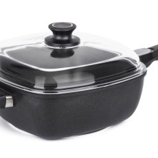 G21 Cook mély serpenyő fedéllel és levehető fogantyúval, 26 cm
