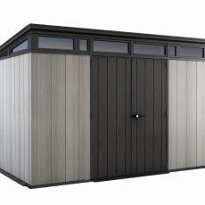 Keter Artisan 11x7 kerti tároló szürke/antracit, padlóval