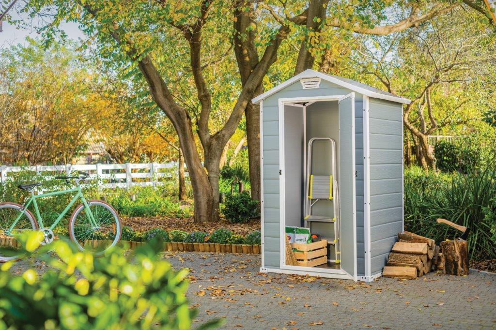 Keter MANOR 4 x 3 kerti tároló, szürke - Image 7