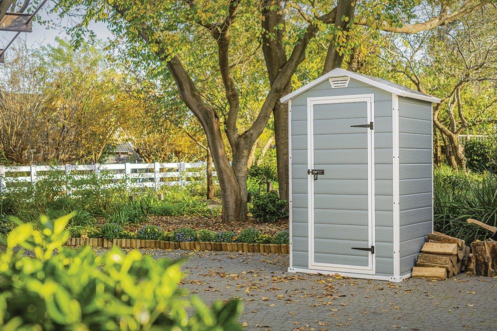 Keter MANOR 4 x 3 kerti tároló, szürke - Image 8