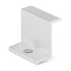 G21 napelem leszorító szélső ezüst, 35 mm panelhez