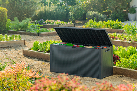 Keter Emily 270L kerti doboz, grafitszürke - Image 2