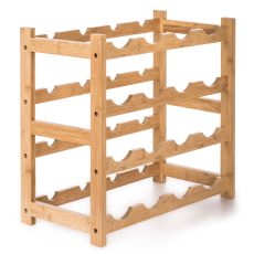 G21 borállvány 16 üvegre, bambusz