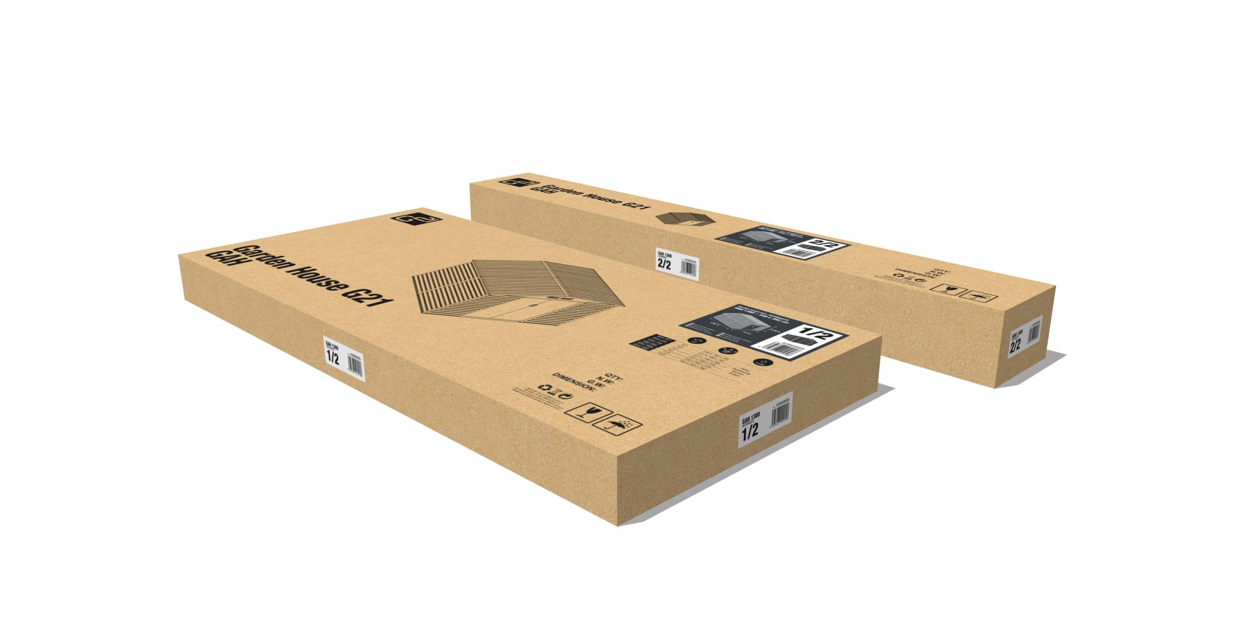 G21 GAH 1300 kerti tároló 340 x 382 cm, antracit - 63900695 - Image 7