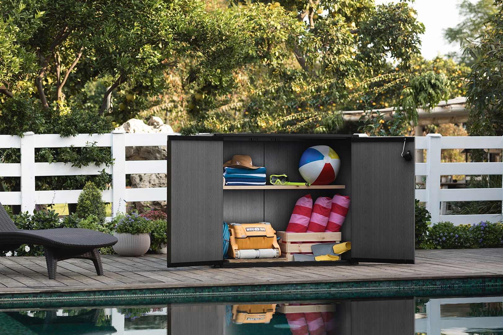 Keter Cortina Bella kerti láda, grafit - Image 4