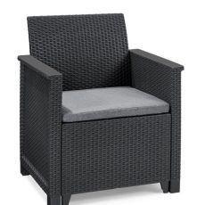 Keter Elodie grafit kerti fotel 2 db