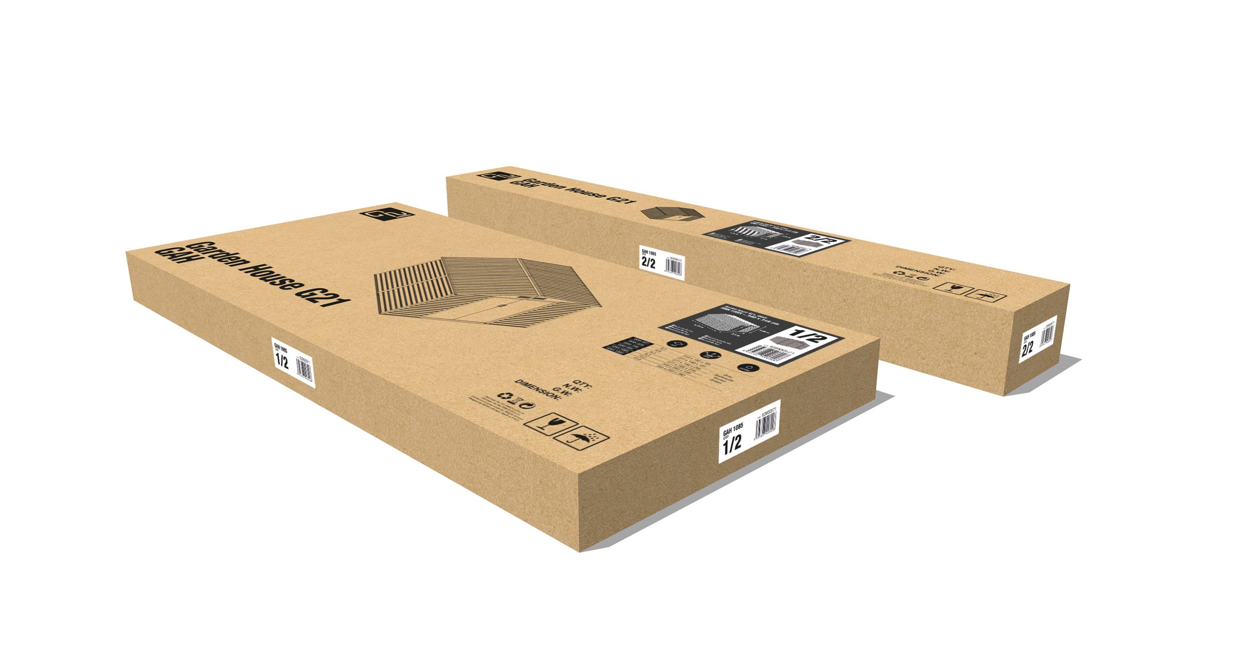 G21 GAH 1085 kerti tároló 340 x 319 cm, szürke - 63900571 - Image 7