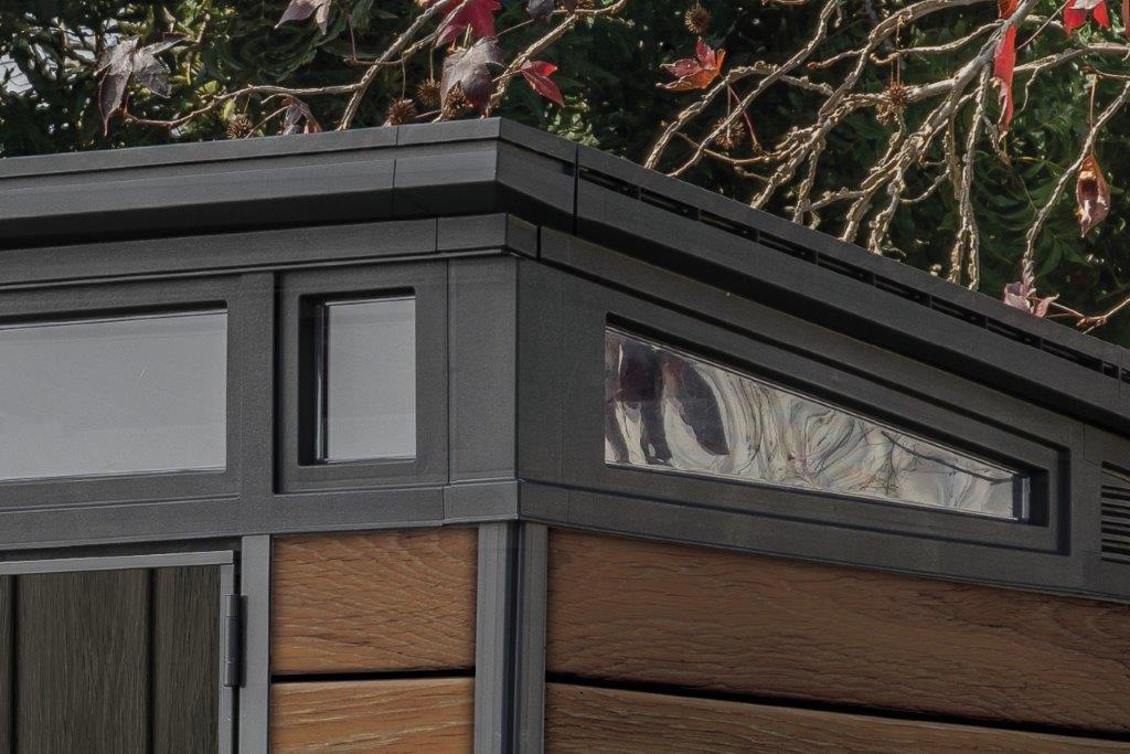 Kerti ház Keter Signature 9x7 dió, padlóval - Image 2