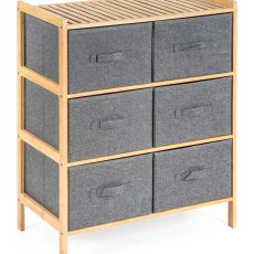 G21 bambusz állvány 6 kosárral