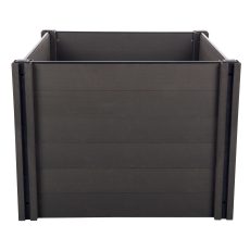 Magaságyás G21 Crop 106 x 106 x 80, WPC, Ébenfa