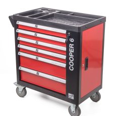 G21 Cooper 6 műhelykocsi, fekete-piros - sérült csomagolásban