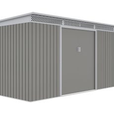 Kerti ház G21 GRAH 483 - 340 x 142 cm, metál szürke