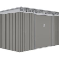 Kerti ház G21 GRAH 700 - 340 x 206 cm, metál szürke