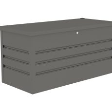 Kerti doboz G21 Denver 400 L, fémszürke