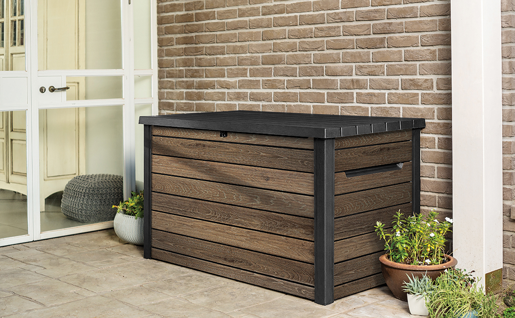 Kert láda Keter Deco 870 l diófa színü - Image 3