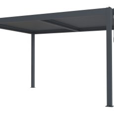Bioklimatikus pergola G21 Austin 4x3 m, antracit, alumínium