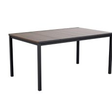 Kerti asztal Keter Porto 160 diófa szín, fekete acél