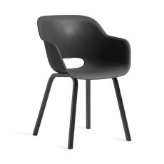 Kerti szék Keter Noa cup grafit, fém lábakkal, 2 db