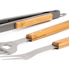 Grillezőeszközök G21 készlet, 3 darabos, fa nyéllel