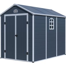 Kerti ház G21 Boston 670 - 241 x 278 cm, műanyag, szürke - sérült csomagolás