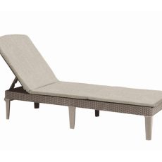 Keter Jaipur cappuccino/bézs napozóágy párnával