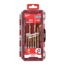 Milwaukee Fémfúró Shockwave HSS-G TiN 10db - készlet (3-10mm)
