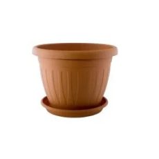 Venecia  Virágcserép + alátét 14 cm terra