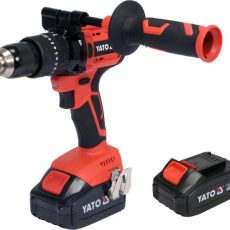 YATO - YT-82791 Akkus ütvefúró-csavarozó 75 Nm szénkefe nélküli 18 V Li-Ion (2 x 3 Ah akku