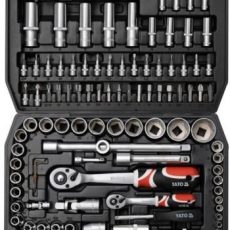 YATO - YT-38791 Dugókulcs készlet 108 részes 1/2 col 10-32mm, 1/4 col 4-14mm CrV ~