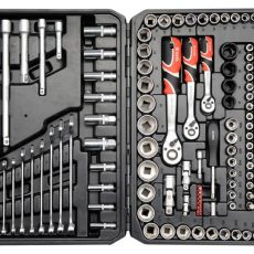 YATO Dugókulcs klt. 120 részes 1/2 col 20-32, 1/4 col 4-13, 3/8 col 9-17 profi